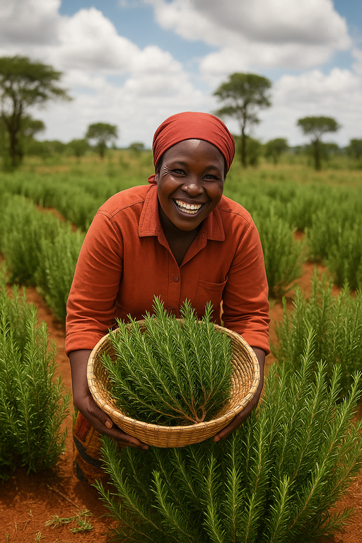Gatelite Energy farmer from Mount Kenya region